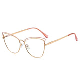 Anti-Blue Blocking Glasses New Trends Cat Eye Women's Glasses Frame Fashion Design Oversized Optical Fashion Decorative Glasses