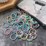 60/100pcs/Set Girls Nylon Rubber Bands Elastic Hair Bands Hair Accessories Children Ponytail Holder Headband Kids Ornaments Gift daiiibabyyy