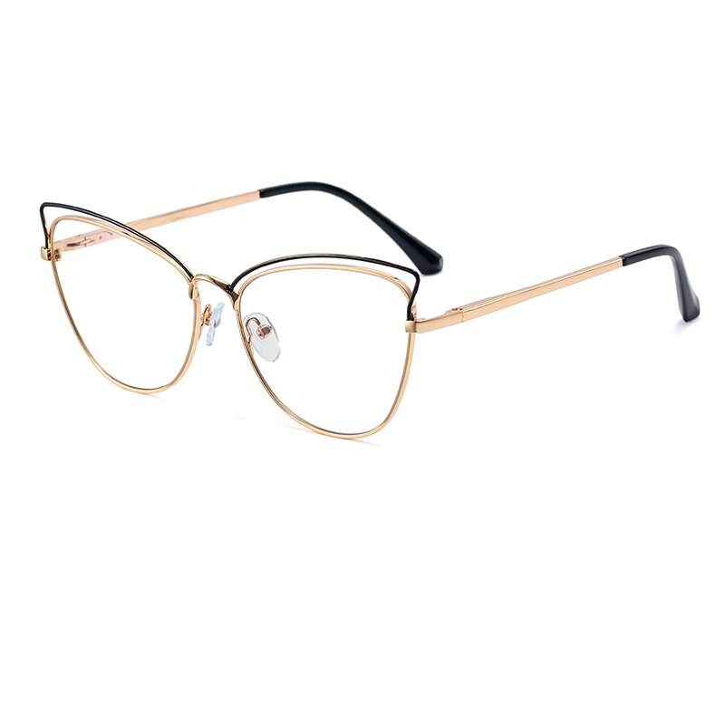 Anti-Blue Blocking Glasses New Trends Cat Eye Women's Glasses Frame Fashion Design Oversized Optical Fashion Decorative Glasses