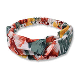 Bohemian Retro Print Turban Hairband Cross Turban for Girl Ladies Headband Hair Accessories daiiibabyyy