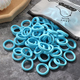 60/100pcs/Set Girls Nylon Rubber Bands Elastic Hair Bands Hair Accessories Children Ponytail Holder Headband Kids Ornaments Gift daiiibabyyy