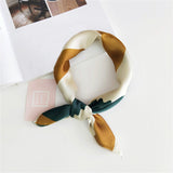 50*50cm Square Silk Scarf Women Headband Fashion Print Hair Scarf Neck Scarfs Office Hair Band Hand Kerchief Female Bandana daiiibabyyy
