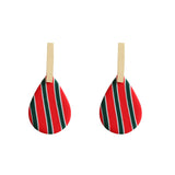 AENSOA Multiple Fashion Handmade Polymer Clay Earrings Multicolor Geometric Round Circle Flowers Drop Pendant Layered Earrings daiiibabyyy