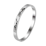 Bracelet for Women Fashion Resizable Unisex Love Bangles Bracelet Letter Charm Luxury Jewlery Accessories Wholesale daiiibabyyy