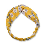 Bohemian Retro Print Turban Hairband Cross Turban for Girl Ladies Headband Hair Accessories daiiibabyyy