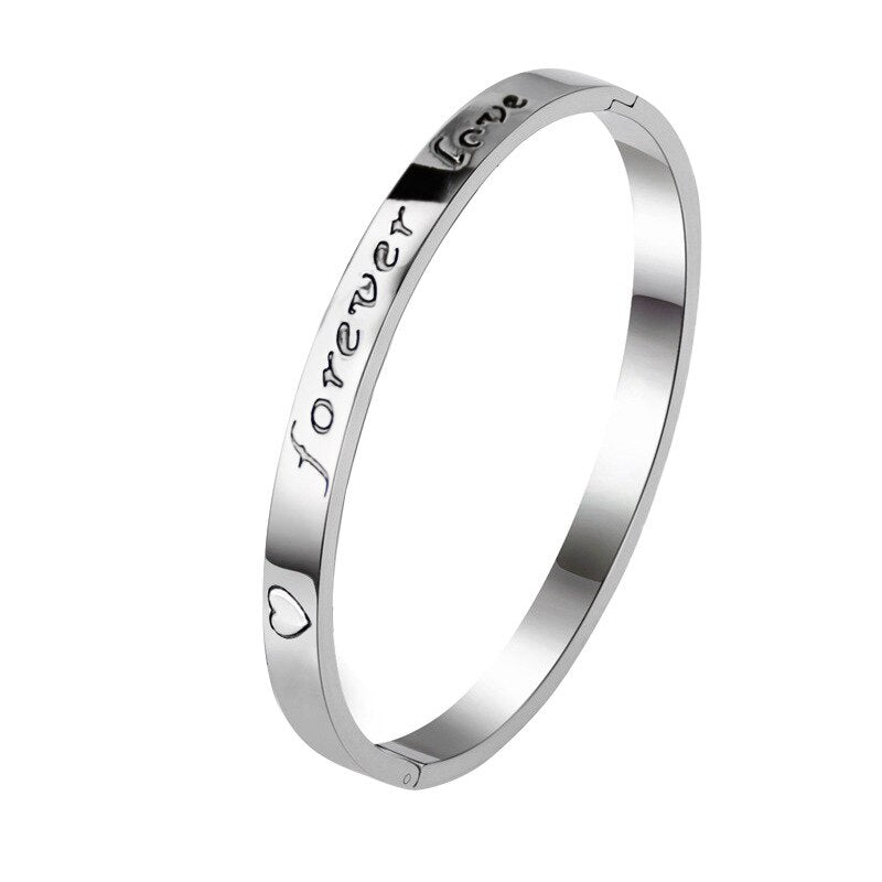 Bracelet for Women Fashion Resizable Unisex Love Bangles Bracelet Letter Charm Luxury Jewlery Accessories Wholesale daiiibabyyy