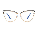 Anti-Blue Blocking Glasses New Trends Cat Eye Women's Glasses Frame Fashion Design Oversized Optical Fashion Decorative Glasses