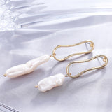 Women's Jewelry Hanging Fashion Earrings Simple Unusual Things Asymmetric Dangle Pendientes Geometry Ear Decoration Accessories daiiibabyyy