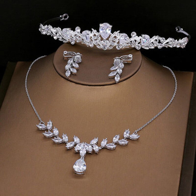 Bridal Headpiece Head Jewelry Wedding Sets Hair Accessories Cubic Zircon Tiara CZ Crown Headband Hairband Kid Women Hair Jewelry daiiibabyyy