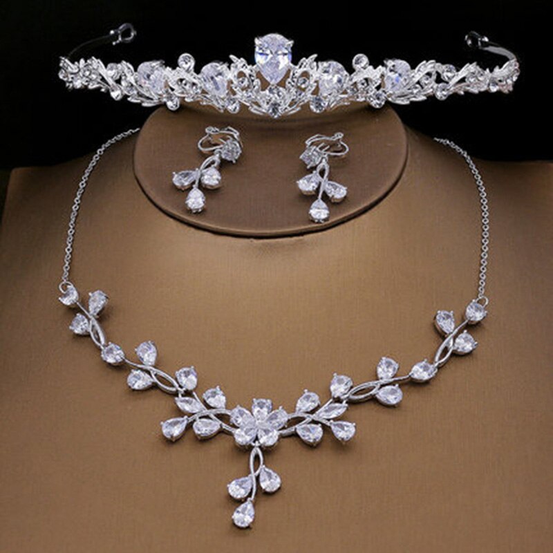 Bridal Headpiece Head Jewelry Wedding Sets Hair Accessories Cubic Zircon Tiara CZ Crown Headband Hairband Kid Women Hair Jewelry daiiibabyyy