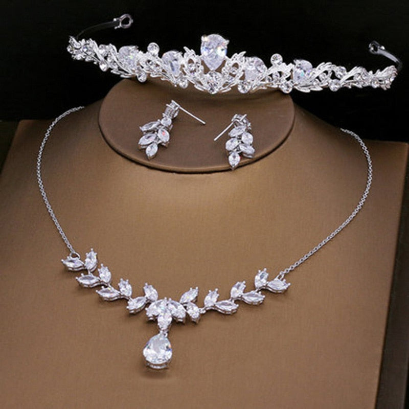 Bridal Headpiece Head Jewelry Wedding Sets Hair Accessories Cubic Zircon Tiara CZ Crown Headband Hairband Kid Women Hair Jewelry daiiibabyyy