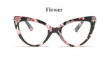 Cat eye glasses frame ladies fashion Brand designer eye glasses frames for women Sexy Oversized Metal Frame Lady Eyewear
