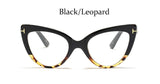 Cat eye glasses frame ladies fashion Brand designer eye glasses frames for women Sexy Oversized Metal Frame Lady Eyewear