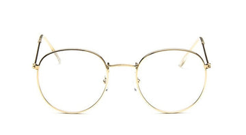 2022 Round Clear Glasses Frame Woman Men Glasses Retro Metal Black Silver Gold Myopia Optical Eyeglasses Frames Oculos De Grau
