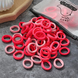 60/100pcs/Set Girls Nylon Rubber Bands Elastic Hair Bands Hair Accessories Children Ponytail Holder Headband Kids Ornaments Gift daiiibabyyy