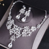 Bridal Jewelry Sets Rhinestone Crowns and Tiaras Necklace Sets for Women Wedding Jewelry Sets Bride Wedding Dubai Jewelry Set daiiibabyyy