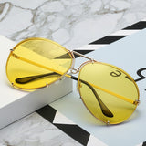 Big Brand design Aviation sunglasses Men fashion shades mirror female Sun Glasses women eyewear metal frame sunglasses sunshade