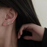 3 Pcs Fashion Simple Smooth Ear Cuffs Clip Earrings for Women No Piercing Fake Cartilage Earring Jewelry Gifts Cross Earrings daiiibabyyy