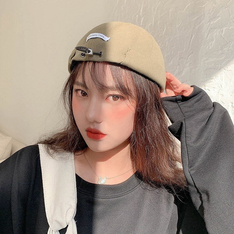 Adjustable Brimless Hat Cotton Hip Hop Caps Docker Sailor Biker Cap Men Women Casual Brimless Skull Beanie Hat Solid Color daiiibabyyy