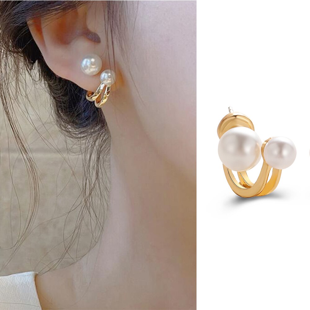 2PCS Simple Silver Color Heart Belt Stud Earrings For Women Hiphop Mini Cute Round Love Belts Earring Party Wedding Jewelry A941 daiiibabyyy