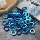 60/100pcs/Set Girls Nylon Rubber Bands Elastic Hair Bands Hair Accessories Children Ponytail Holder Headband Kids Ornaments Gift daiiibabyyy