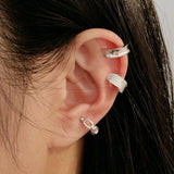 3/5Pcs Helix Cartilage Conch Fake Without Piercing Cuff Earring Earcuff Wrap Rock Earring Cuff No Piercing Women Clip Adjustable daiiibabyyy