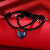 2Pcs Magnetic Couple Bracelets Lovers Spaceman Astronaut Pendant Distance Faceted Charm Bracelet Men Women Wedding Jewelry Gift daiiibabyyy