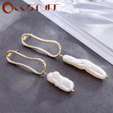 Women's Jewelry Hanging Fashion Earrings Simple Unusual Things Asymmetric Dangle Pendientes Geometry Ear Decoration Accessories daiiibabyyy