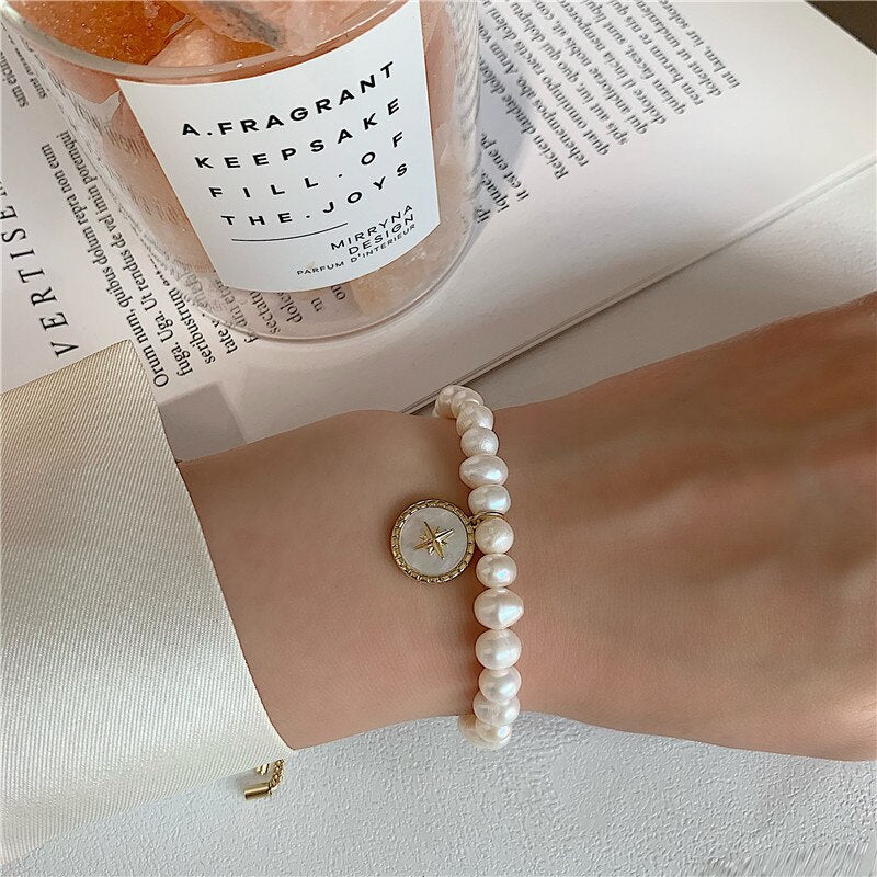 Bracelet for Women Fashion Irregular Freshwater Pearl Bracelet Friendship Gift Jewelry Accessories Wholesale daiiibabyyy