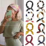50*50cm Square Silk Scarf Women Headband Fashion Print Hair Scarf Neck Scarfs Office Hair Band Hand Kerchief Female Bandana daiiibabyyy