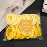 50pcs Elastic Hair Accessories For Women Kids Black Pink Blue Rubber Band Ponytail Holder Gum For Hair Ties Scrunchies Hairband daiiibabyyy