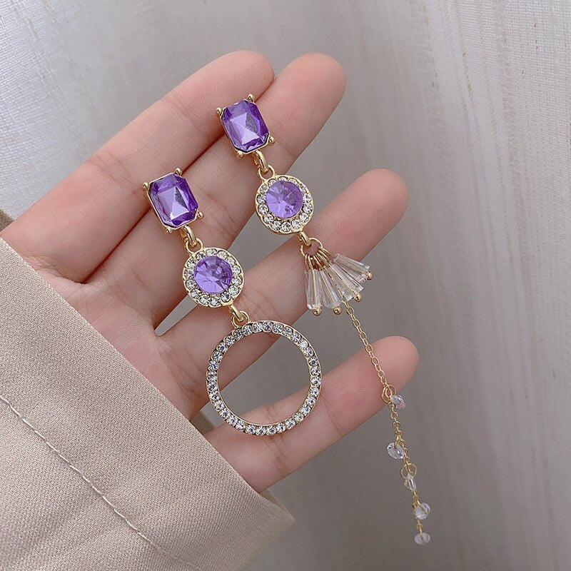 Alloy Earrings for Women Fashion Long retro Tassel Jewelry Pearl Earrings Jewelry accessories Wholesale daiiibabyyy