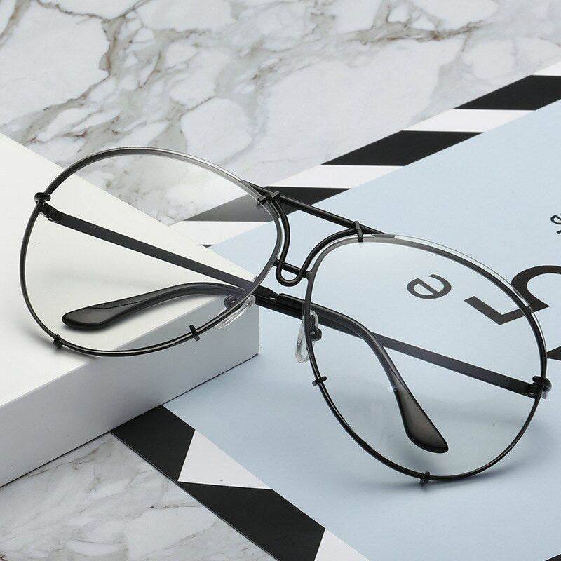 Big Brand design Aviation sunglasses Men fashion shades mirror female Sun Glasses women eyewear metal frame sunglasses sunshade