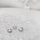3 Pcs Fashion Simple Smooth Ear Cuffs Clip Earrings for Women No Piercing Fake Cartilage Earring Jewelry Gifts Cross Earrings daiiibabyyy