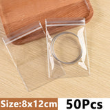 Anti-oxidation Jewelry Storage Bag Desktop Drawer Organizer Transparent Necklace Bracelet Ring Holder Jewelry Organizer Boxes daiiibabyyy