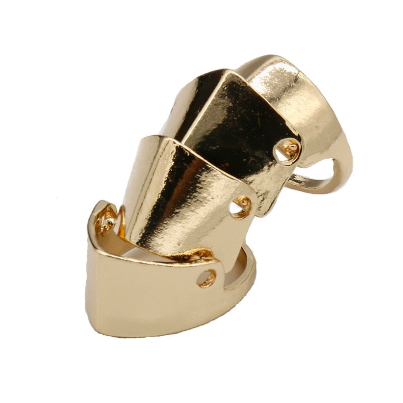 Adjustable Scorpion Ring For Men Punk Heavy Joint Rings Gothic Scroll Armor Knuckle Metal Crocodile Finger Rings Rock Jewelry daiiibabyyy
