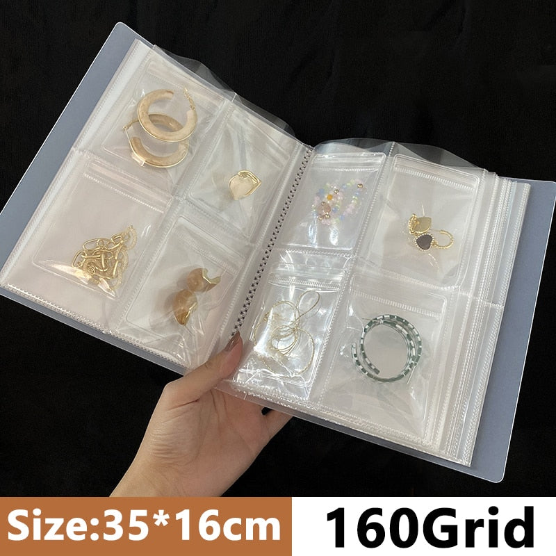 Anti-oxidation Jewelry Storage Bag Desktop Drawer Organizer Transparent Necklace Bracelet Ring Holder Jewelry Organizer Boxes daiiibabyyy