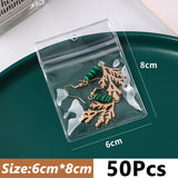 Anti-oxidation Jewelry Storage Bag Desktop Drawer Organizer Transparent Necklace Bracelet Ring Holder Jewelry Organizer Boxes daiiibabyyy
