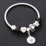 Antique Original Heart-Shaped buena suehe Charm Bracelets For Women Glass Beads Brand Bracelet & Bangle DIY Jewelry Gifts daiiibabyyy