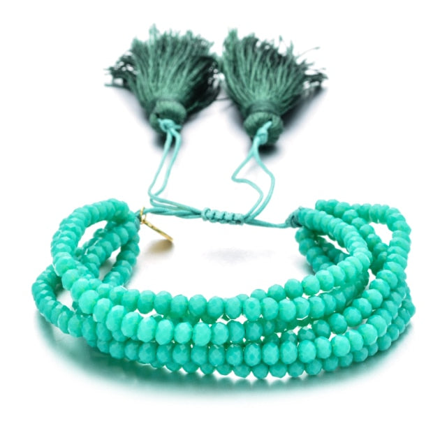Bohemian Miyuki Charm Multi Layered Bracelets For Women Boho Crystal Seed Beads Bracelets Jewelry Party Gift daiiibabyyy