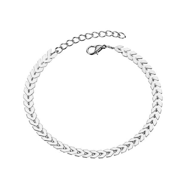 2pcs/set Anklets for Women Foot Accessories Summer Beach Barefoot Sandals Bracelet ankle on the leg Female Ankle daiiibabyyy