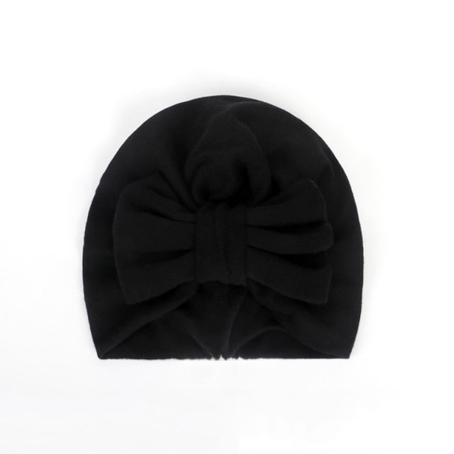 BalleenShiny Warm Baby Hats For Boys&Girls Infant Lovely Bowknot Hats Baby Bonnet Beanie Turban Head Accessories Kids Gifts daiiibabyyy