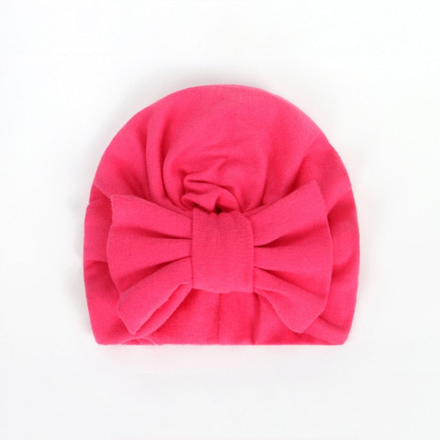 BalleenShiny Warm Baby Hats For Boys&Girls Infant Lovely Bowknot Hats Baby Bonnet Beanie Turban Head Accessories Kids Gifts daiiibabyyy