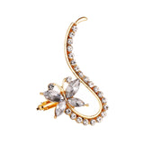 Bohemian NO Piercing Crystal Rhinestone Ear Cuff Wrap Stud Clip Earrings For Women Girl Trendy Earrings Jewelry Bijoux daiiibabyyy