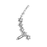 Bohemian NO Piercing Crystal Rhinestone Ear Cuff Wrap Stud Clip Earrings For Women Girl Trendy Earrings Jewelry Bijoux daiiibabyyy