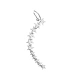 Bohemian NO Piercing Crystal Rhinestone Ear Cuff Wrap Stud Clip Earrings For Women Girl Trendy Earrings Jewelry Bijoux daiiibabyyy