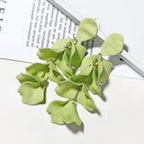 XIYANIKE  New Long Tassel Rose Flower Petals Dangle Earrings Women Fashion Exaggerated Pearl Zircon Drop Earrings Jewelry daiiibabyyy