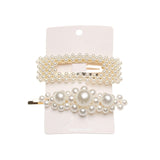 5Pcs/Set Fashion Pearl Hair Clip Snap Button Hair Pins for Women Sweet Pearl Hairpin Hair Clips Jewelry Lady Barrette Stick daiiibabyyy