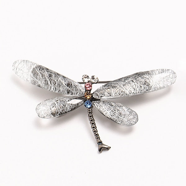 Animal Brooch Pins For Women Bling Rhinestone Bee Spider Brooches Dragonfly Brooches Pin Jewelry Wedding Party Bijoux Best Gift daiiibabyyy