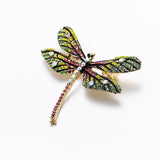 Animal Brooch Pins For Women Bling Rhinestone Bee Spider Brooches Dragonfly Brooches Pin Jewelry Wedding Party Bijoux Best Gift daiiibabyyy